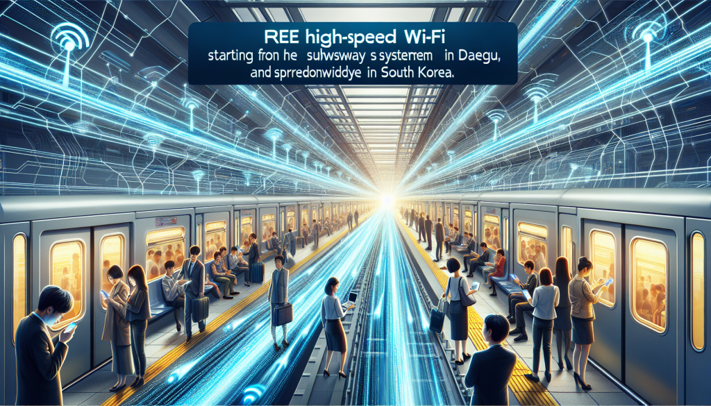 대구부터 시작되는 전국 지하철 무료 초고속 와이파이 혁명 대구부터 시작되는 전국 지하철 무료 초고속 와이파이 혁명