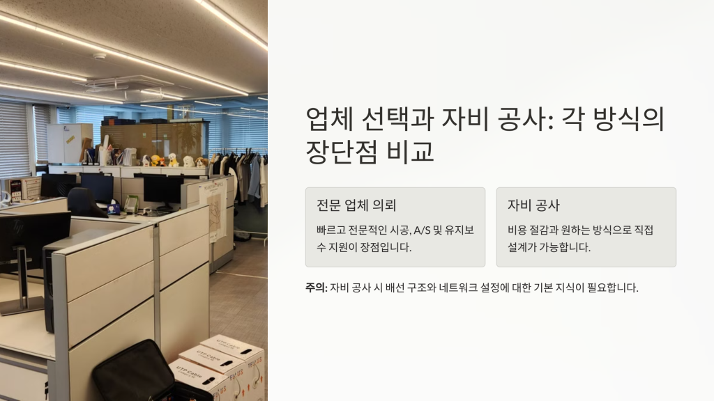사무실랜공사랜선정리 6 사무실 랜(LAN) 공사, 효율적이고 경제적인 맞춤형 공사 꿀팁!